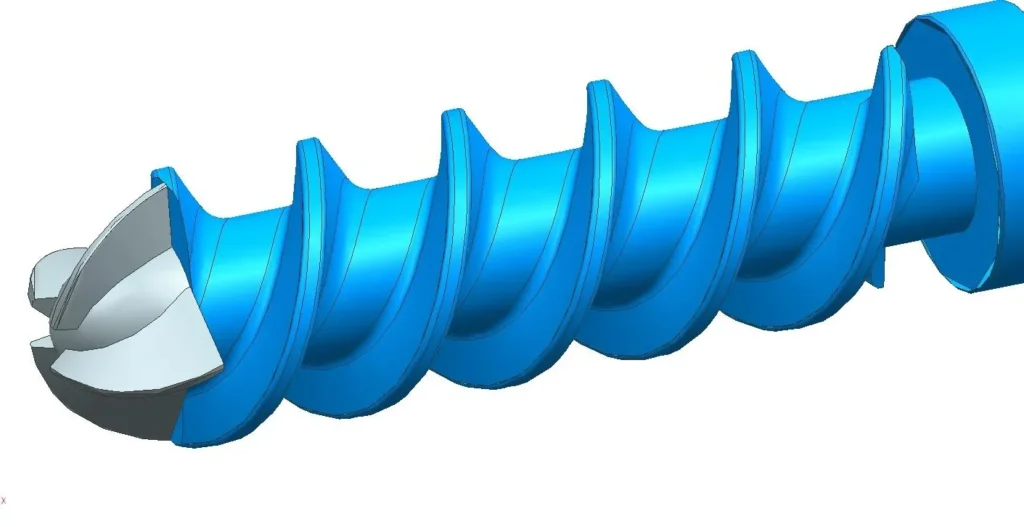 Radial die plate of extruder for pellet strand extrusion