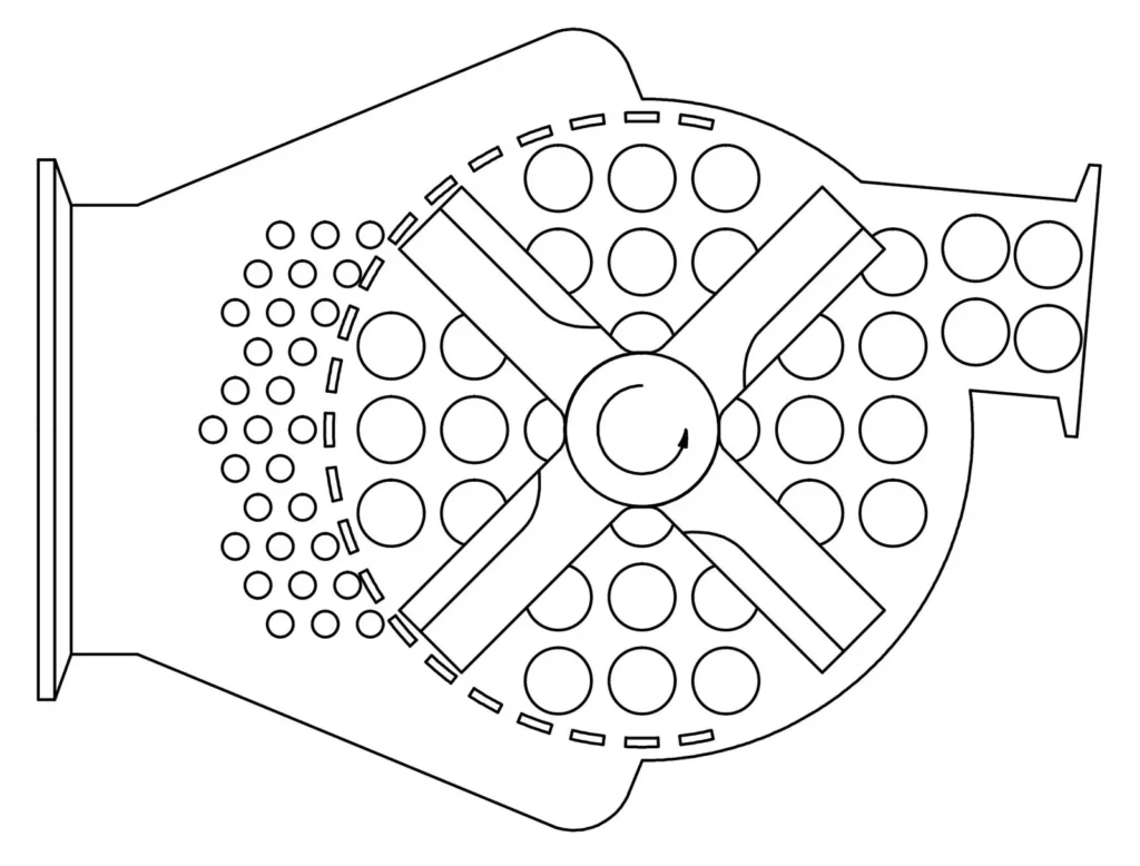 Hammer disc structure of pharmaceutical hammer mill