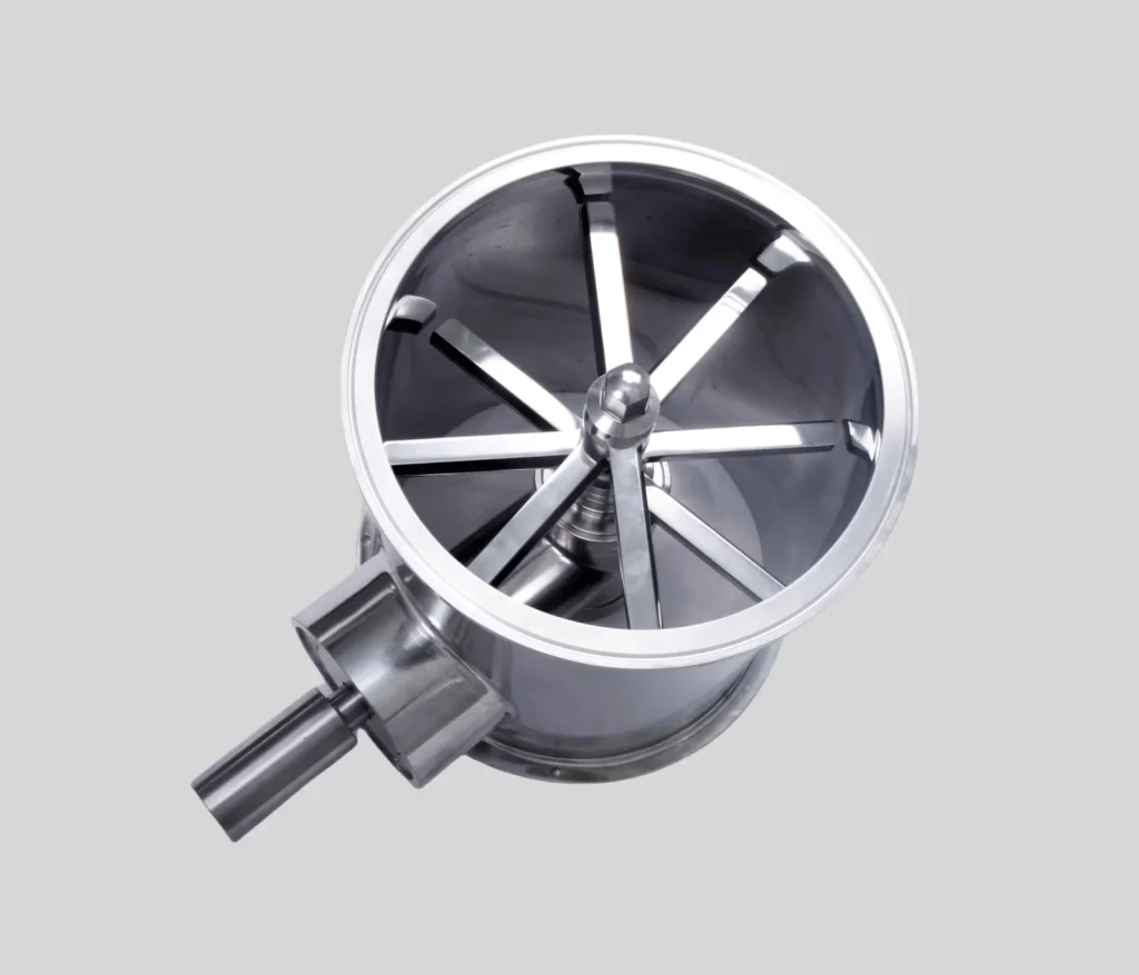 Granulator rotor blade assembly