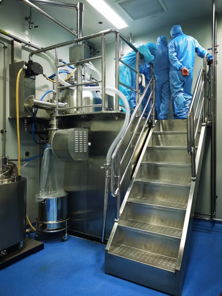 Wet granulator VSG300 installed at pharmaceutical plant